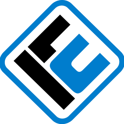 Diamond-shaped logo with a stylized ‘IEC’ monogram, featuring black and blue block lettering on a white background with a blue border.